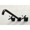 Kingston Brass KS6040ZX Wall Mount Tub Faucet, Matte Black KS6040ZX - alternate 3